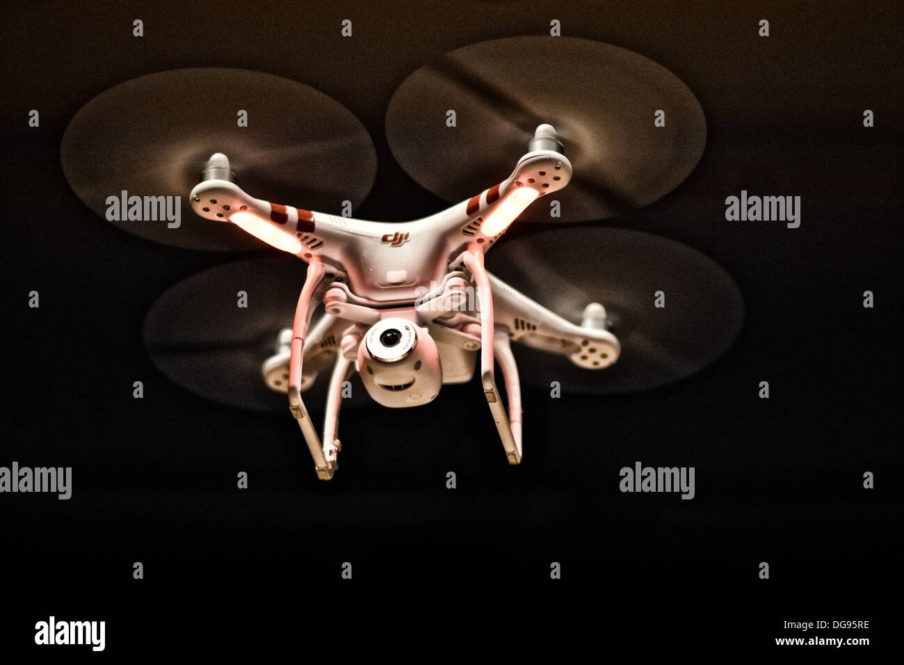 Phantom drone during ColinÂ´s Guinn presentation at the Drones and