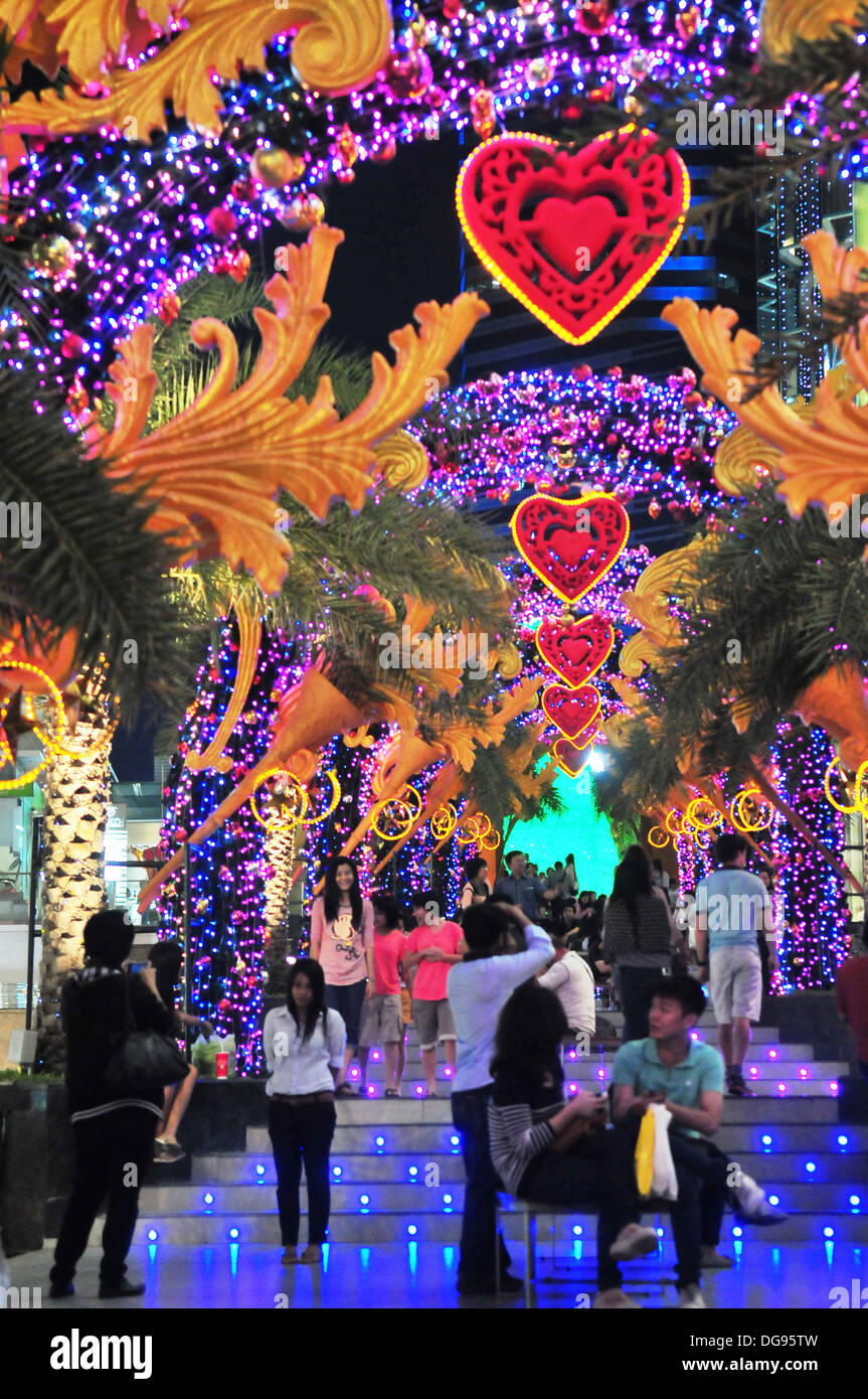 Christmas celebrations in Bangkok, Thailand Stock Photo Alamy