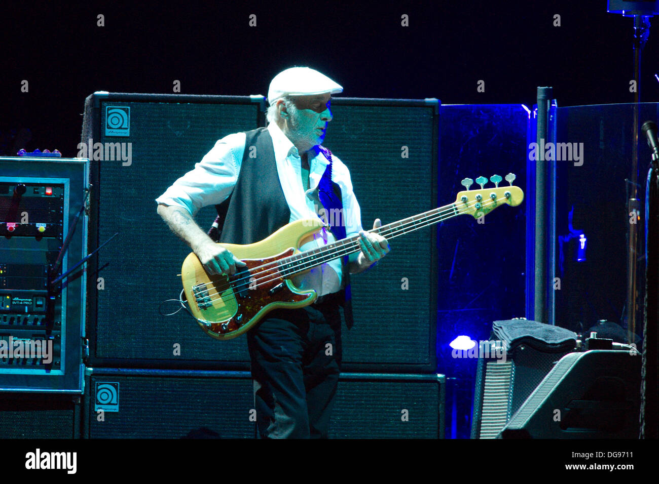 BritishAmerican rock band "Fleetwood Mac" live concert at the O2 World