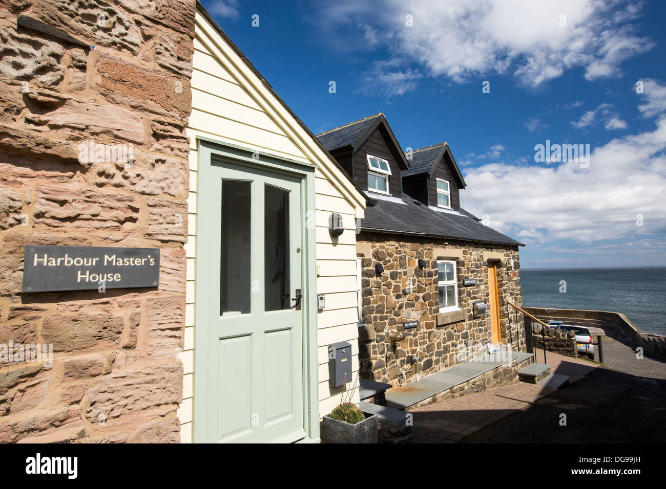 The Harbour Masters House in Craster village on the Northumberland