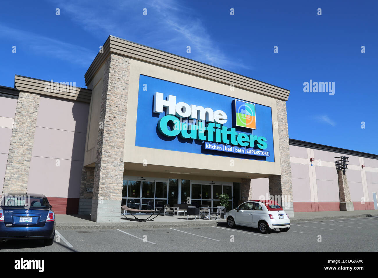 Home outfitters furnture store Stock Photo