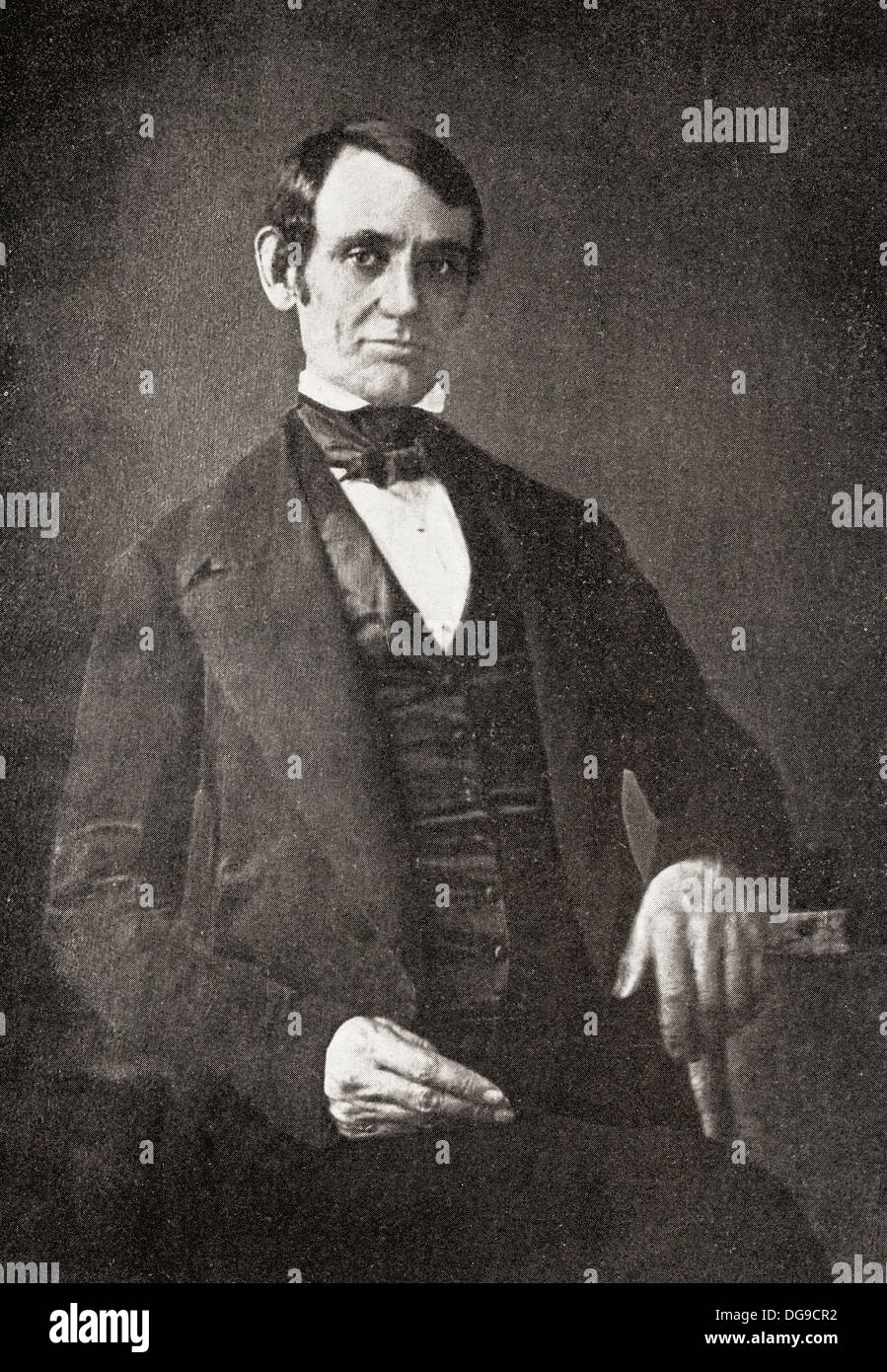 Abraham Lincoln, 1809 – 1865. 16th President of the United States of America. Stock Photo