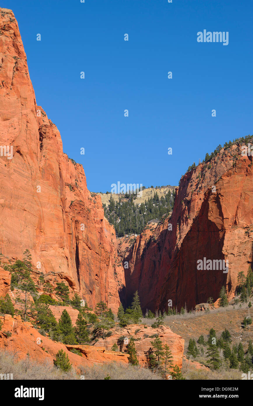 Kolob Canyons, Zion National Park, Utah, USA Stock Photo