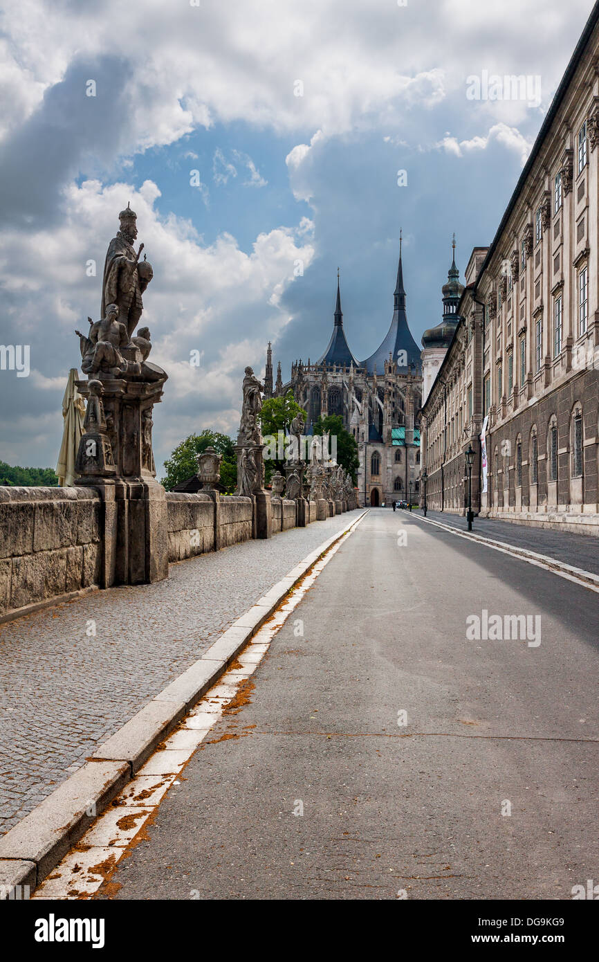 Czech Republic - UNESCO City Kutna Hora - Cathedral St.Barbora Stock Photo