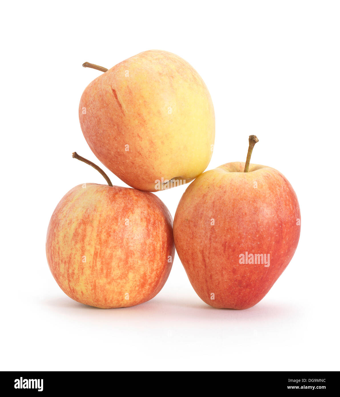 Three apples Stock Photo