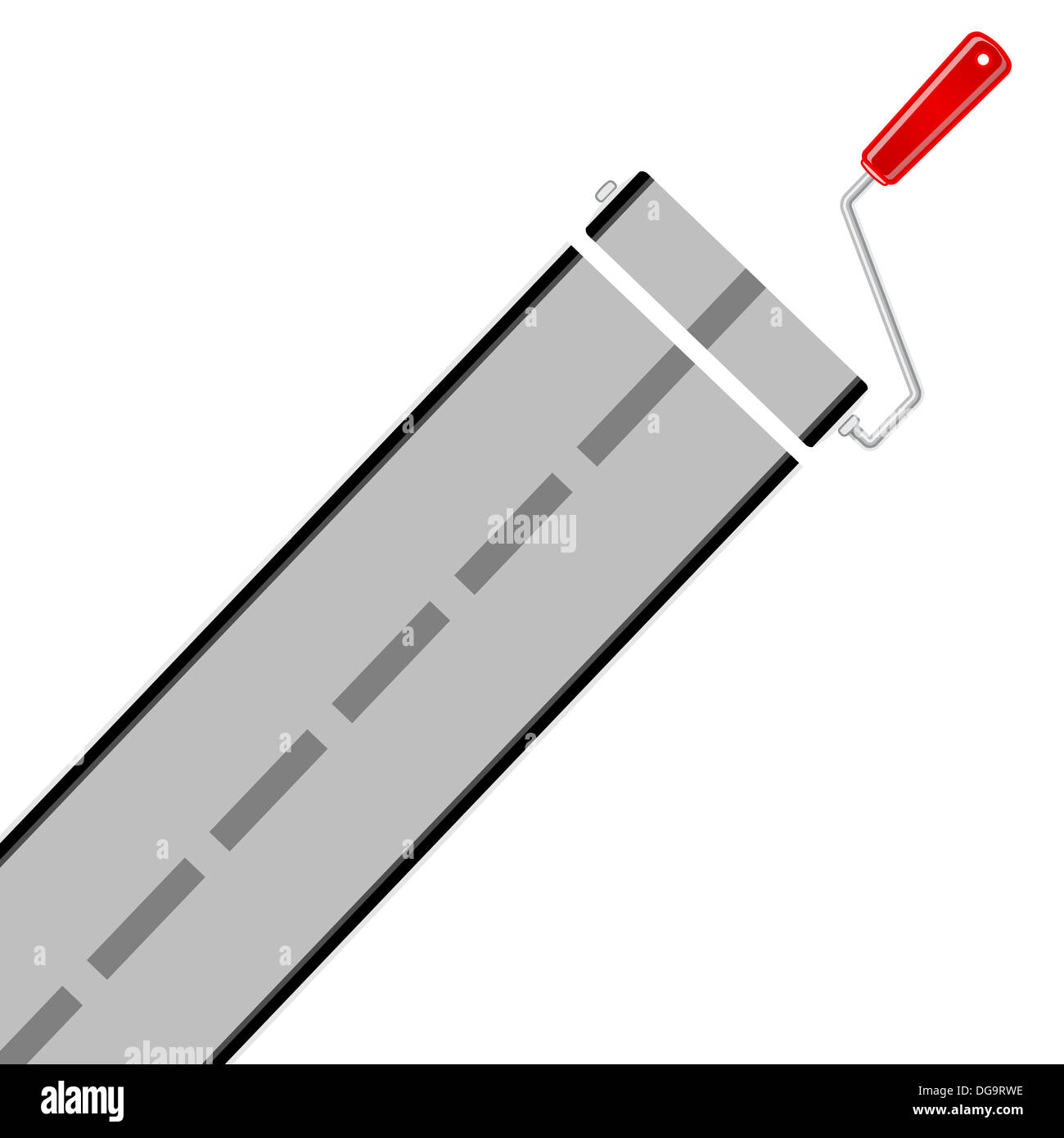 Street Rulo Paint Road paint hi-res stock photography and images - Alamy