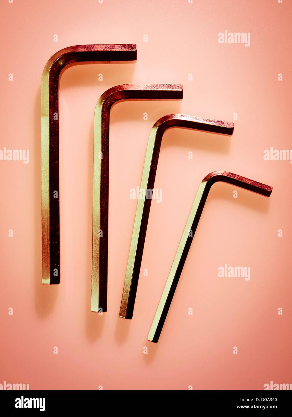Collection of Allen keys Stock Photo Alamy