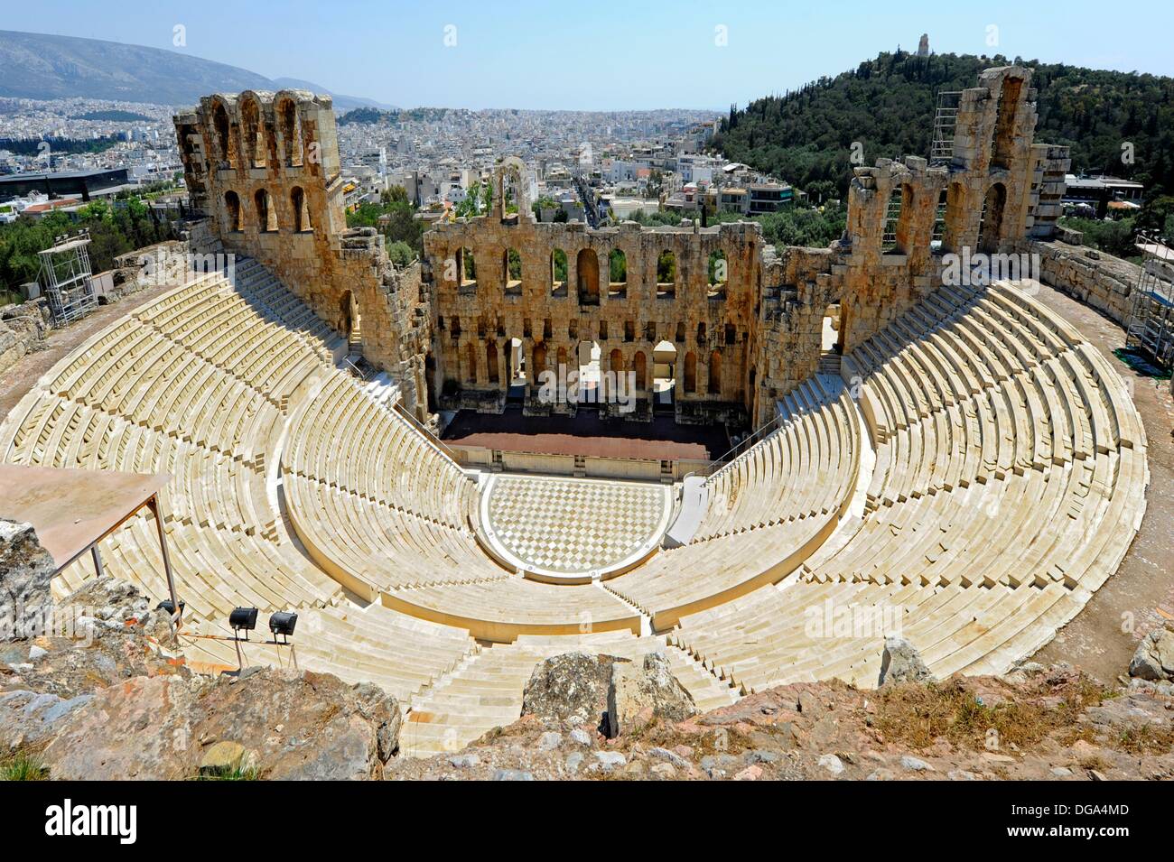 Theater of Herod Atticus Athens Greece Stock Photo Alamy
