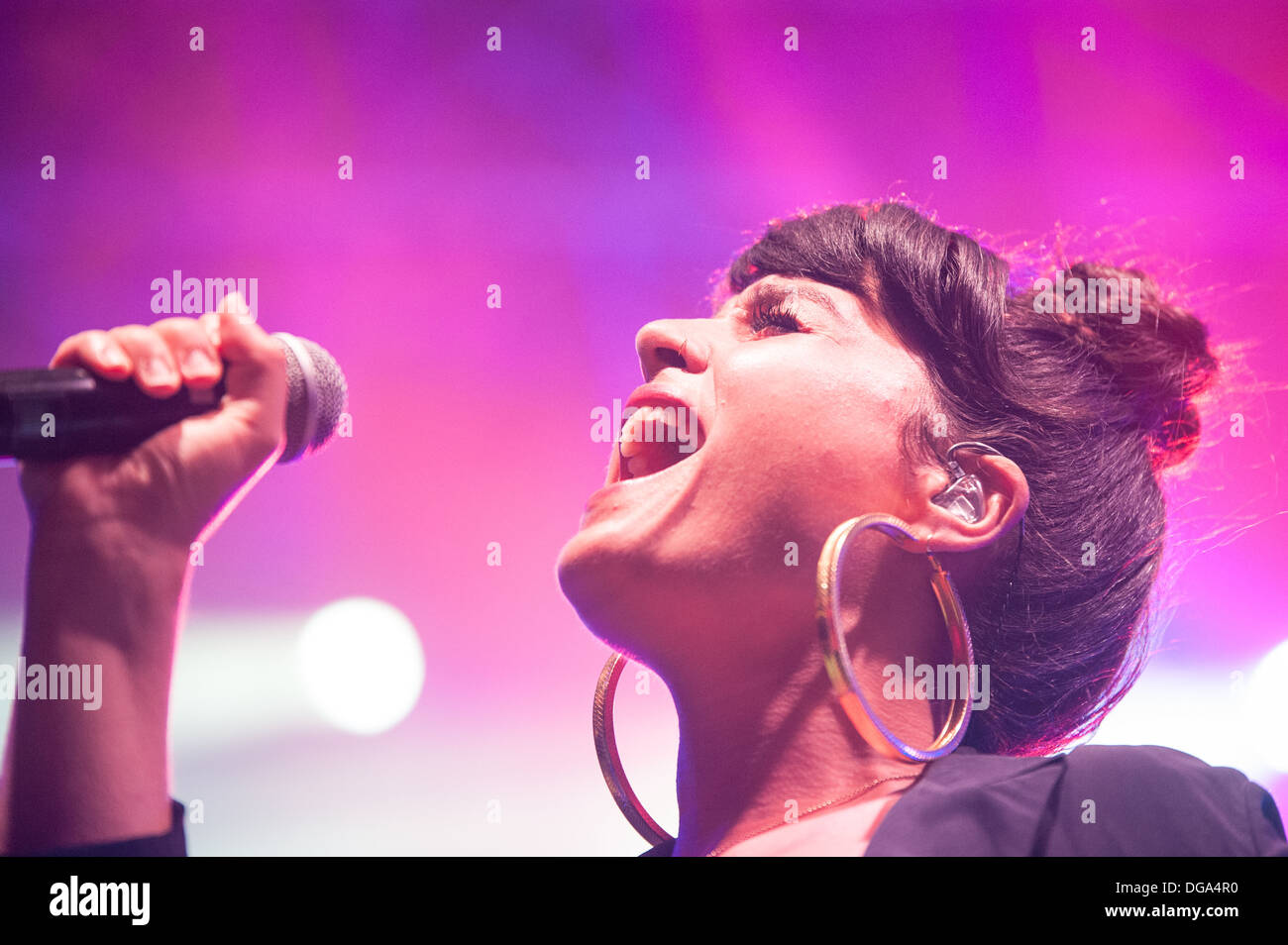 British singer Jessie Ware performs at Zurich Openair Festival 2013 ...