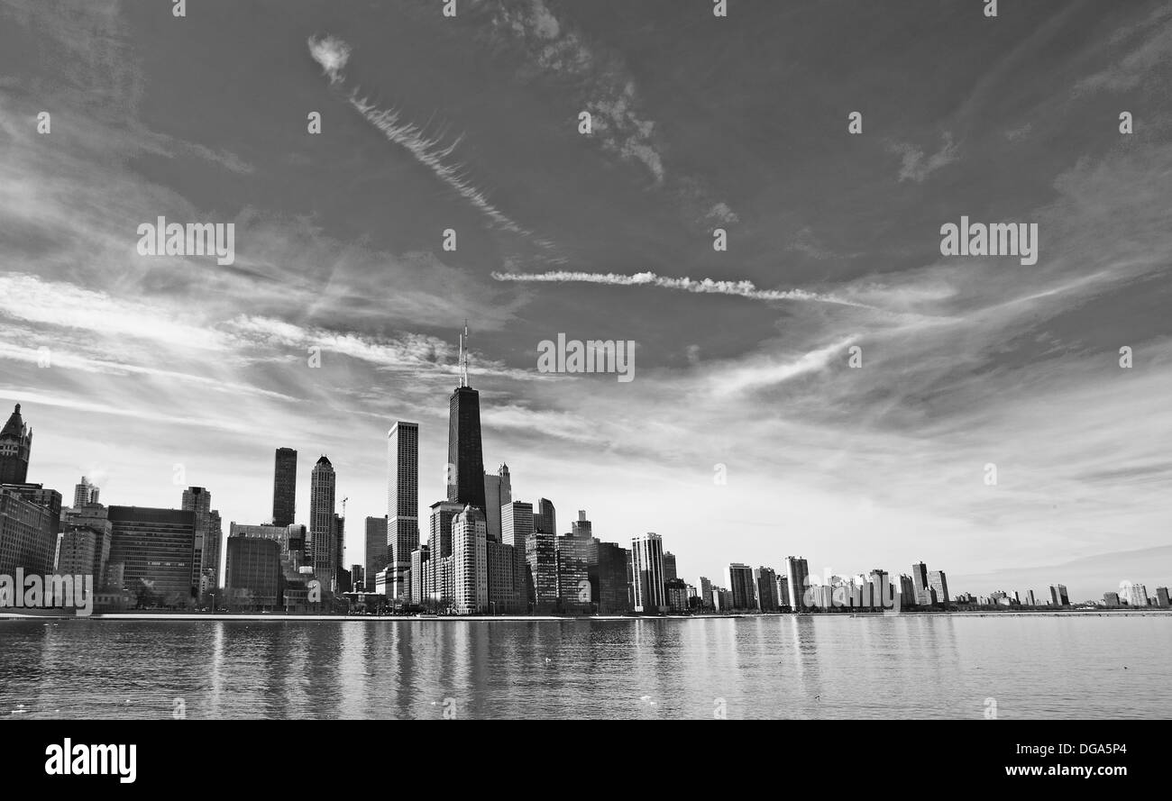 Chicago Skyline Nail Art Stickers - wide 6