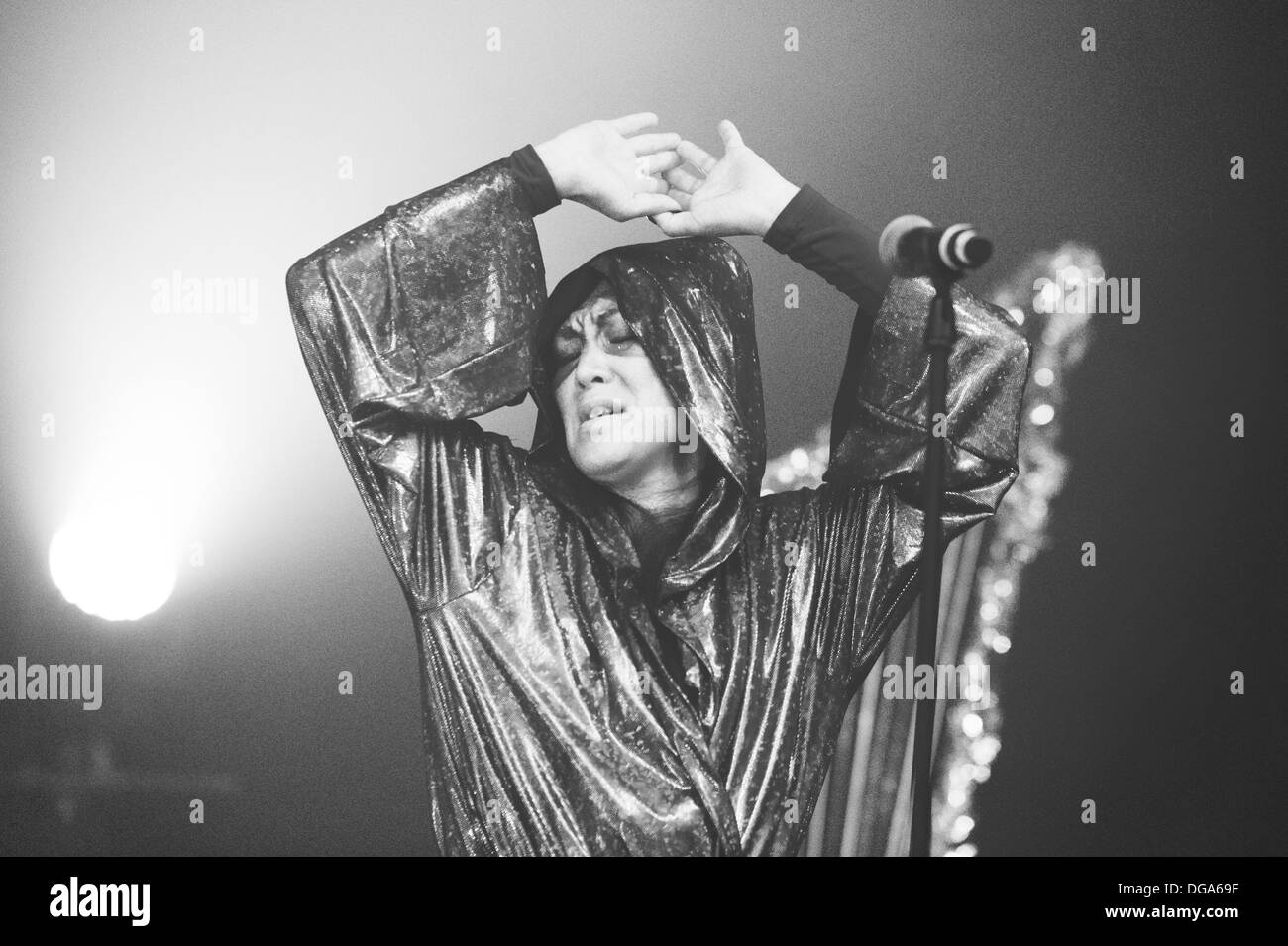 Swedish electronic music group The Knife performs Shaking the habitual