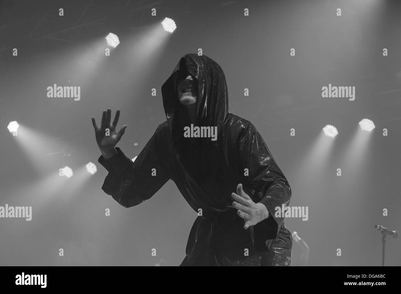 Swedish electronic music group The Knife performs Shaking the habitual