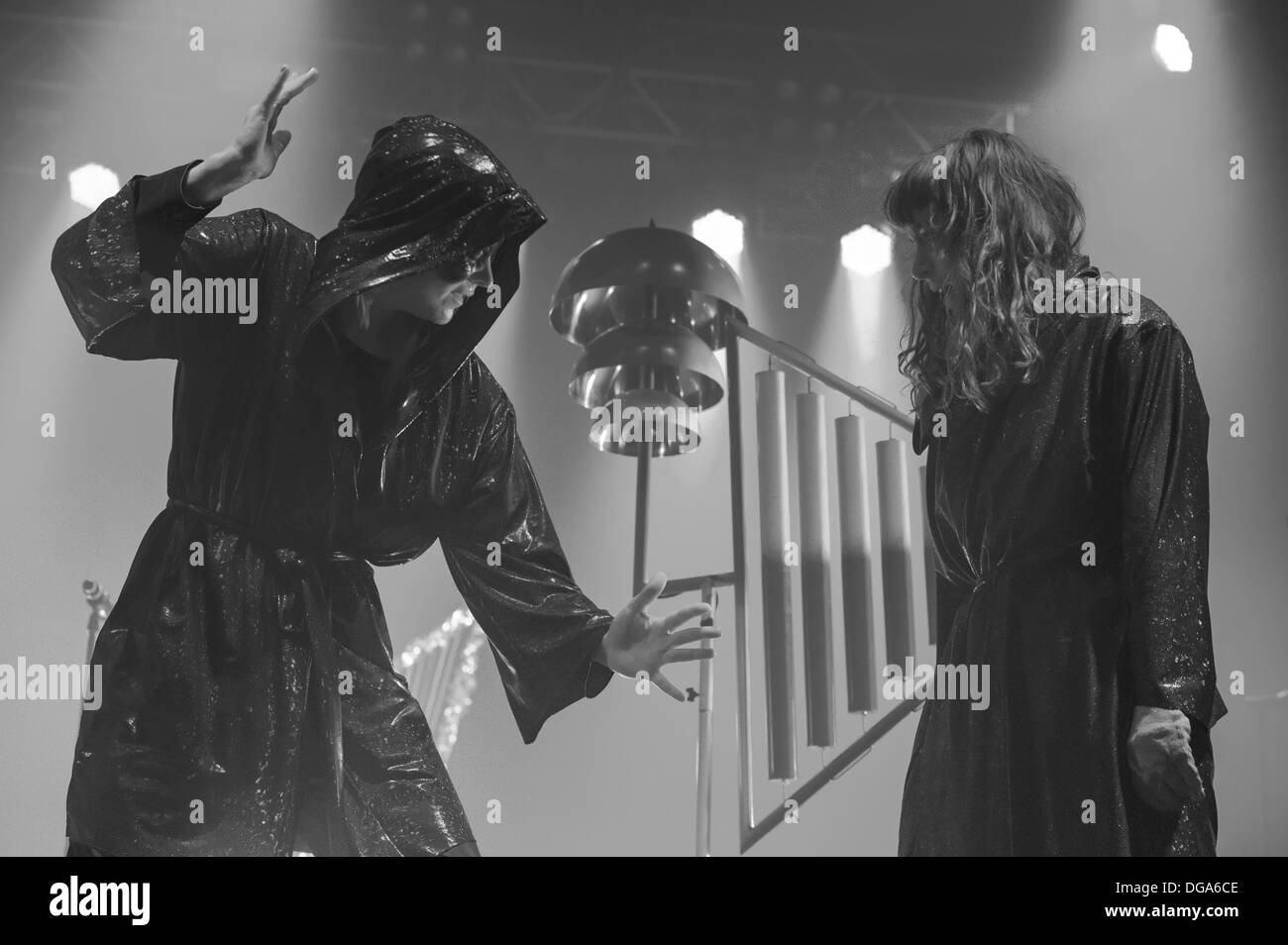 Karin Dreijer Andersson of Swedish electronic music group The Knife