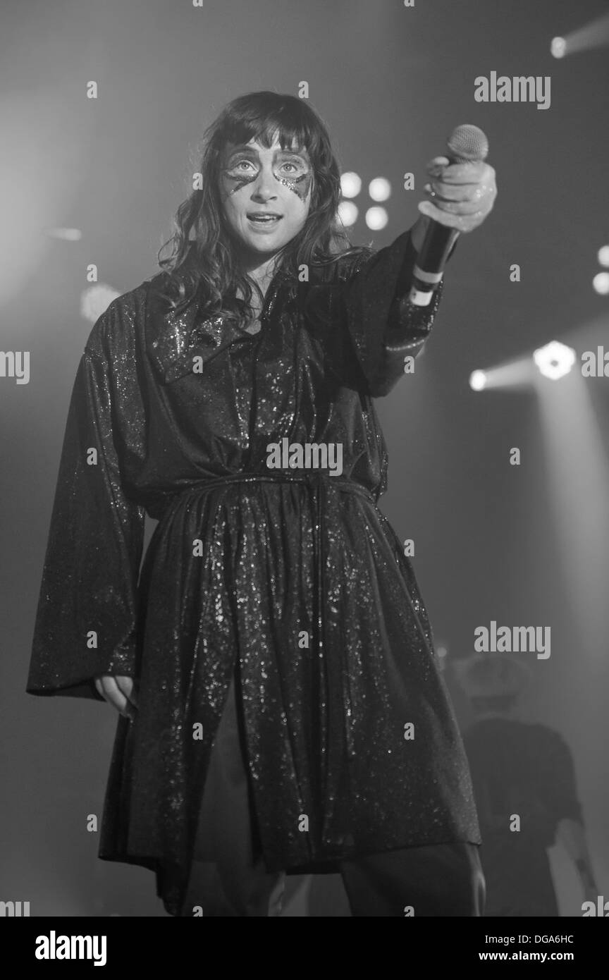 Karin Dreijer Andersson of Swedish electronic music group The Knife