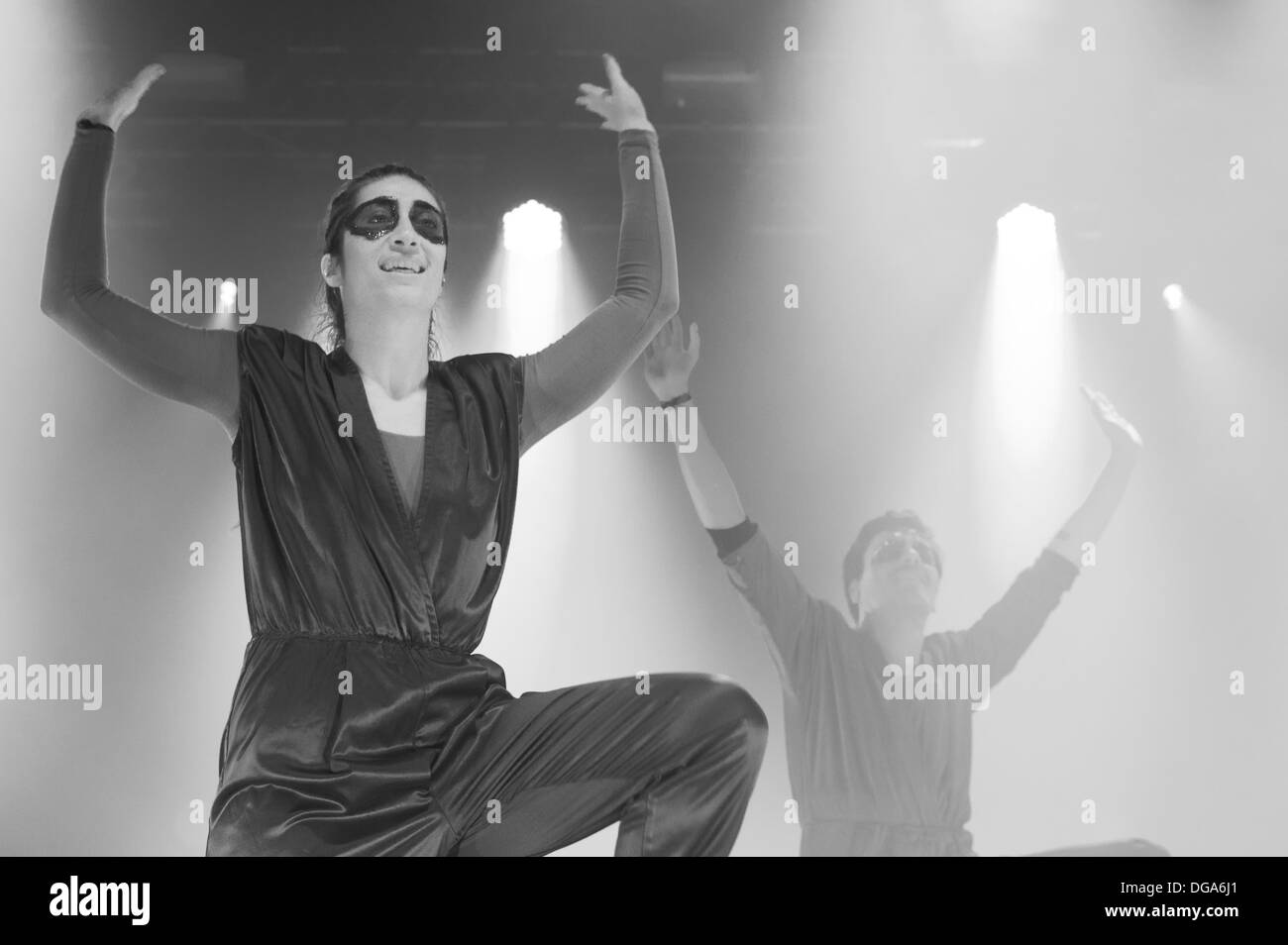 The singing duo Black and White Stock Photos & Images Alamy