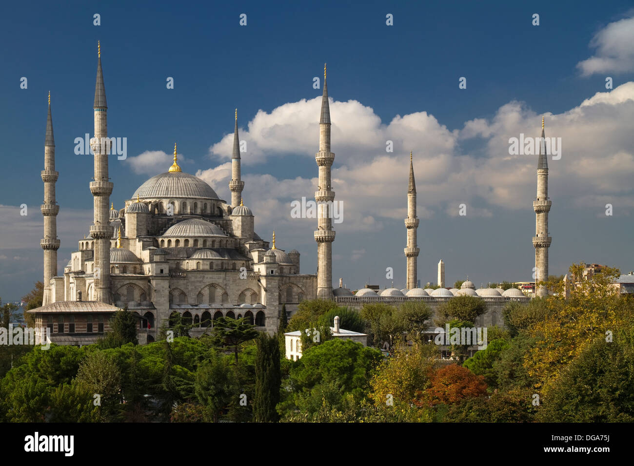 The Blue Mosque in Istanbul Turkey Stock Photo
