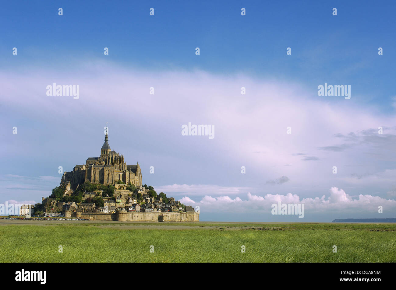 MontSaintMichel Benedictine abbey Normandy France Stock Photo Alamy