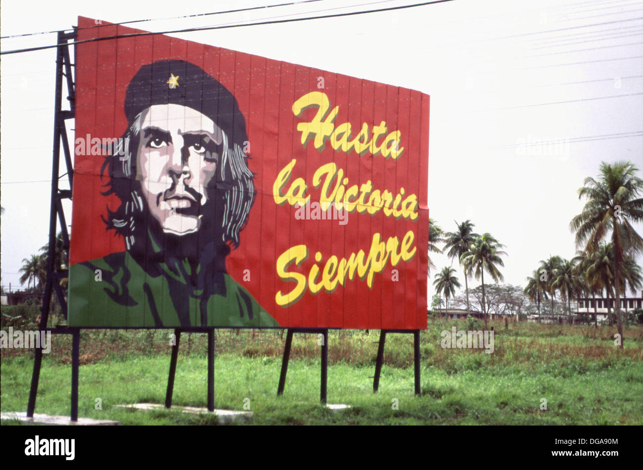 Che Guevara billboard. Cuba Stock Photo