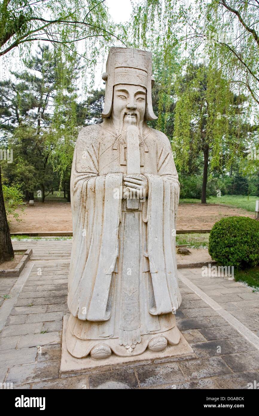 china, beijing track minds, Ming Tombs Stock Photo Alamy
