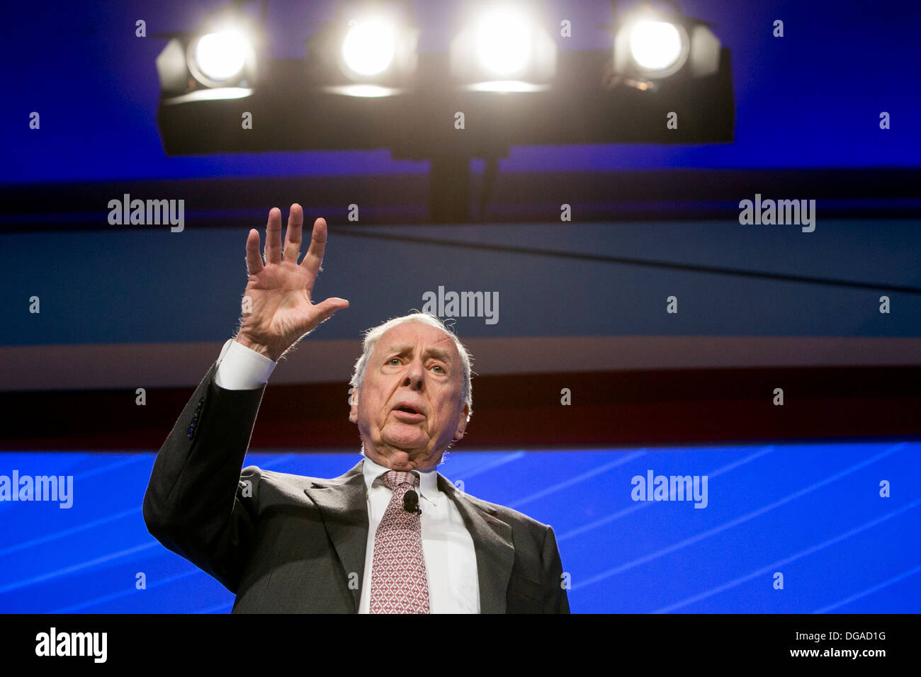 T. Boone Pickens, Chairman of BP Capital Management. Stock Photo