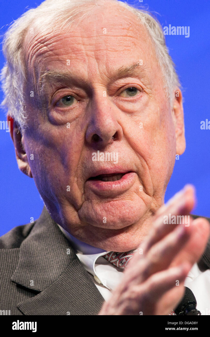 T. Boone Pickens, Chairman of BP Capital Management. Stock Photo