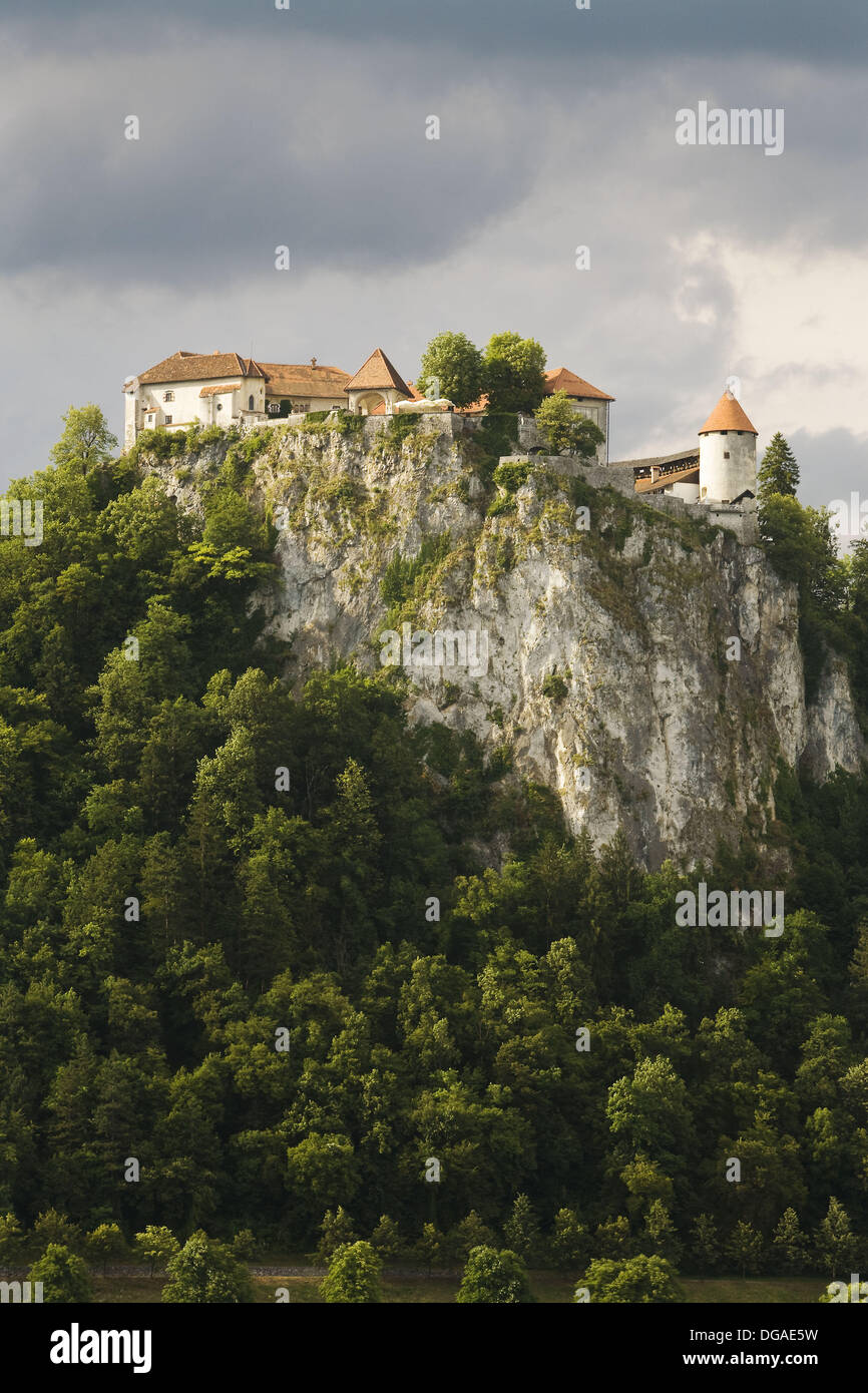 Bled Castle, the eleventh century, Bled, Slovenia, Europe. Stock Photo
