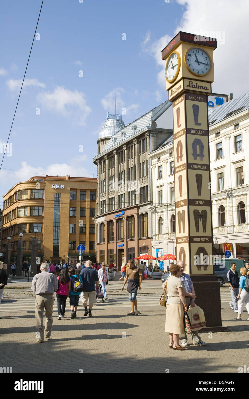 Laima clock riga hires stock photography and images Alamy