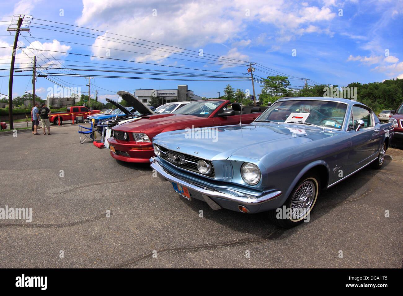 Classic Ford car show Long Island New York Stock Photo