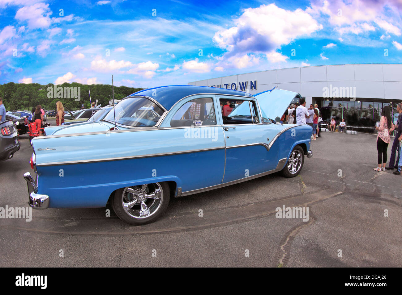 Classic Ford car show Long Island New York Stock Photo - Alamy