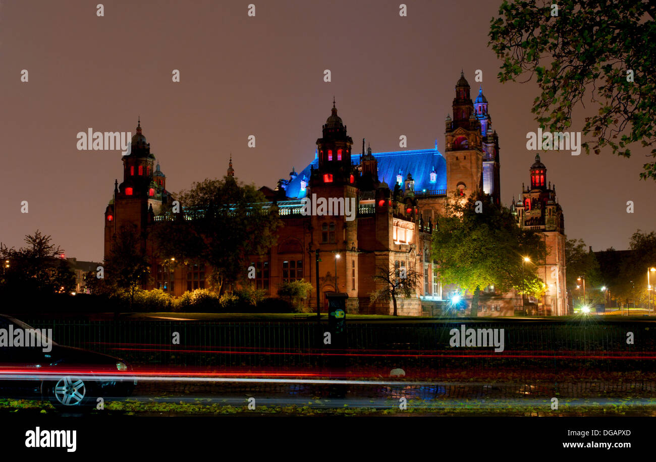 Kelvingrove Museum and Gallery was opened in 1901 for the Glasgow International Exhibition Stock Photo