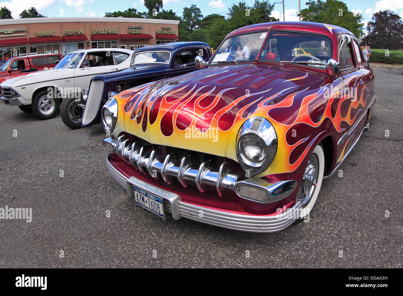 Hot rod flames hires stock photography and images Alamy
