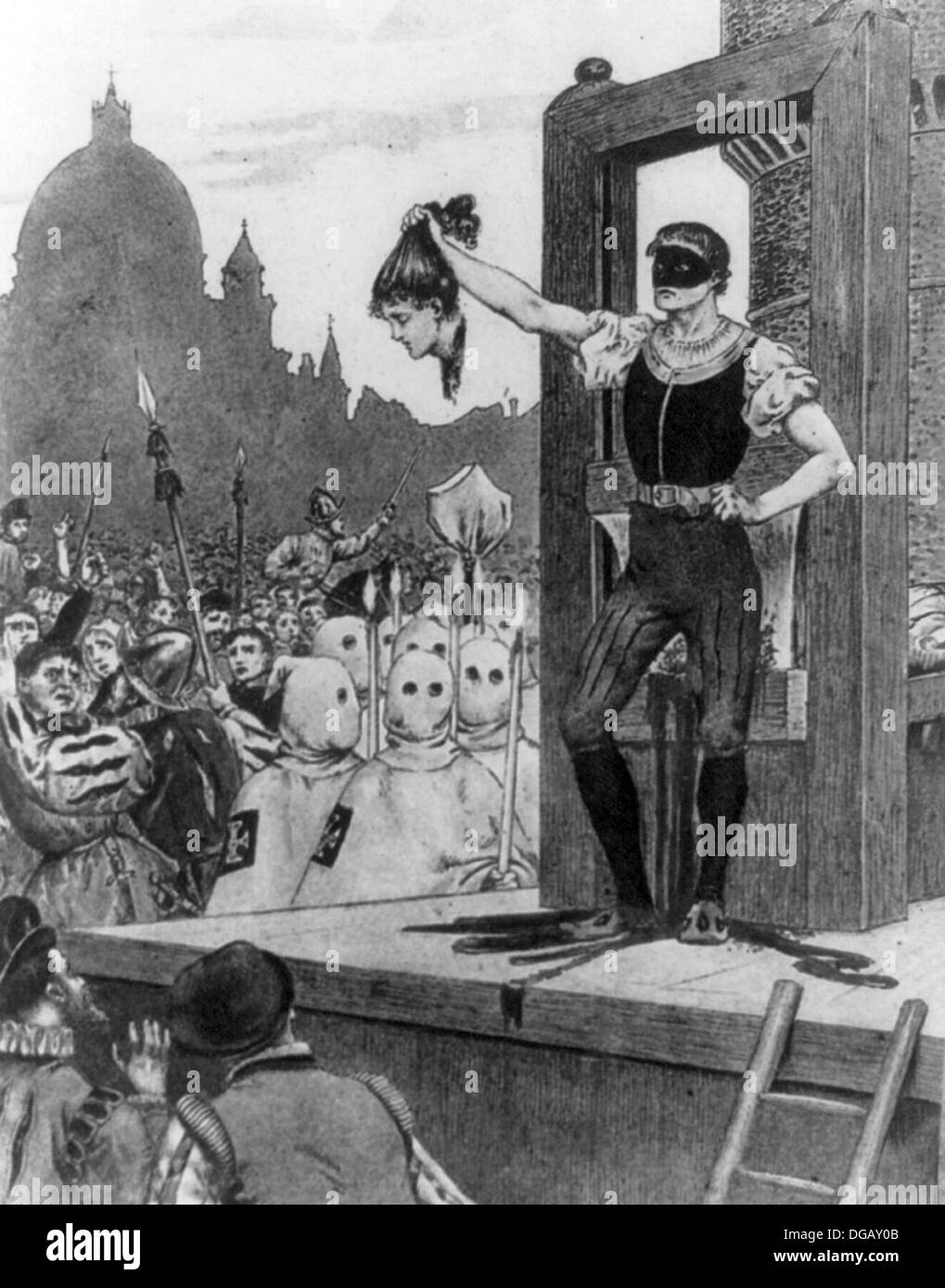 Execution of Beatrice Cenci Stock Photo