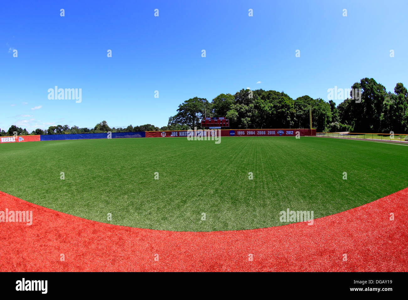 Baseball field Stony Brook Long Island New York Stock Photo