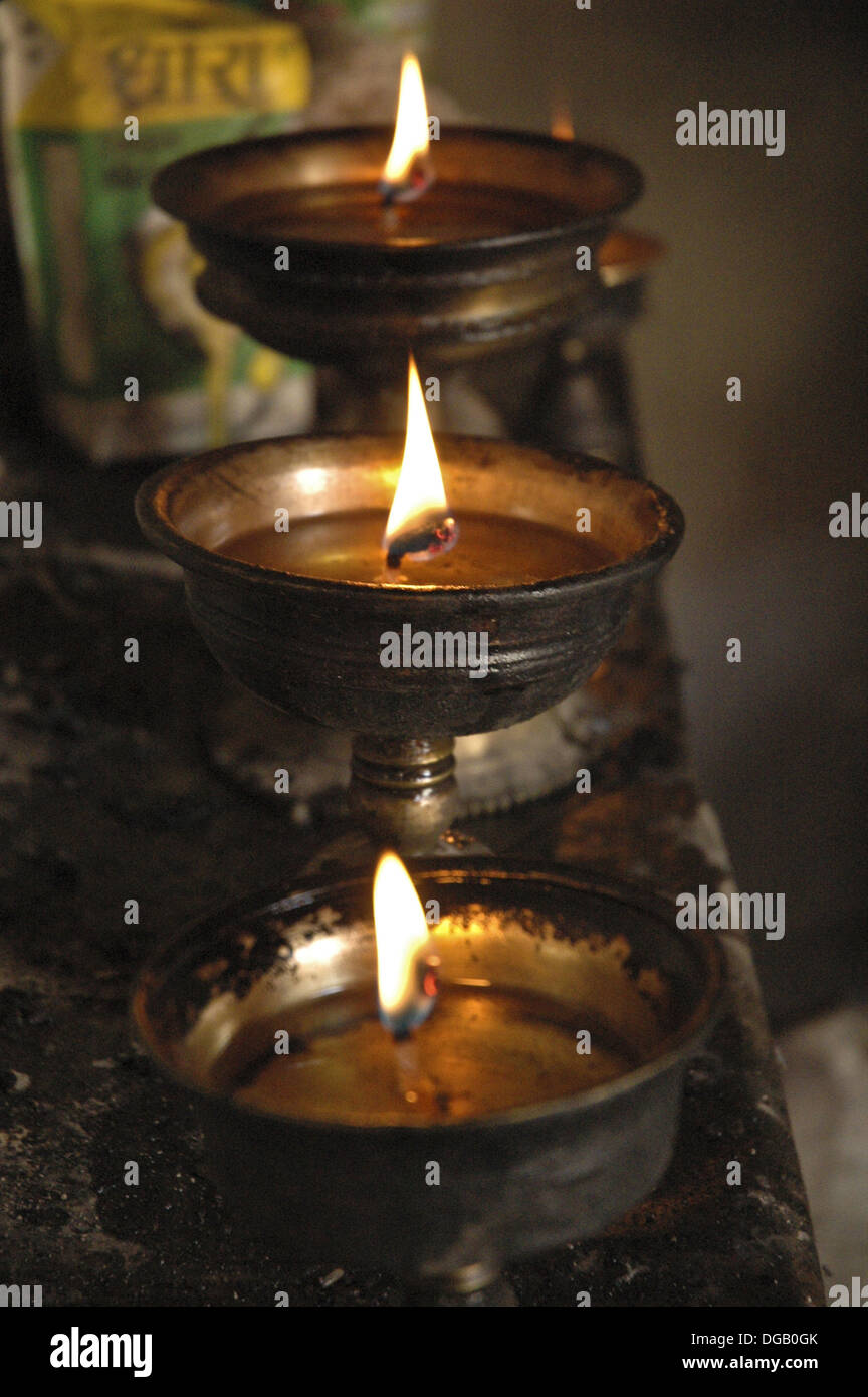 Tibetan butter candles hemis hires stock photography and images Alamy