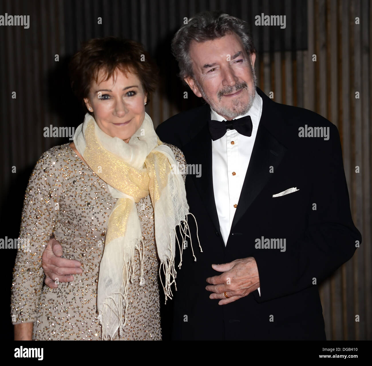 London UK, 17th Oct 2013 : Zoe Wanamaker CBE and husband Gawn Grainger attend as Zoe Wanamaker hosts a Gala Dinner at Shakespeare's Globe in London, UK. Credit:  See Li/Alamy Live News Stock Photo