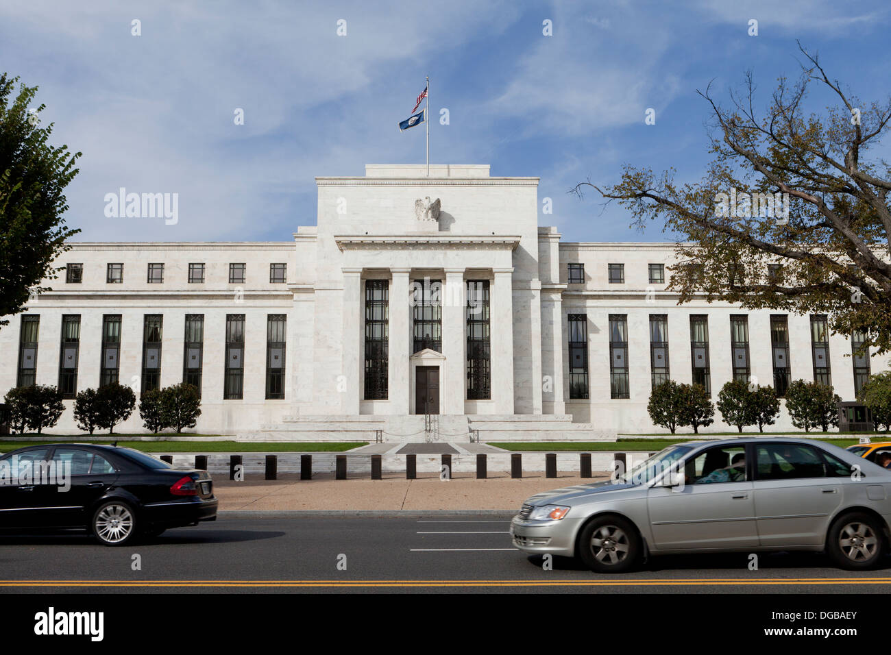 The Federal Reserve building - Washington, DC USA Stock Photo