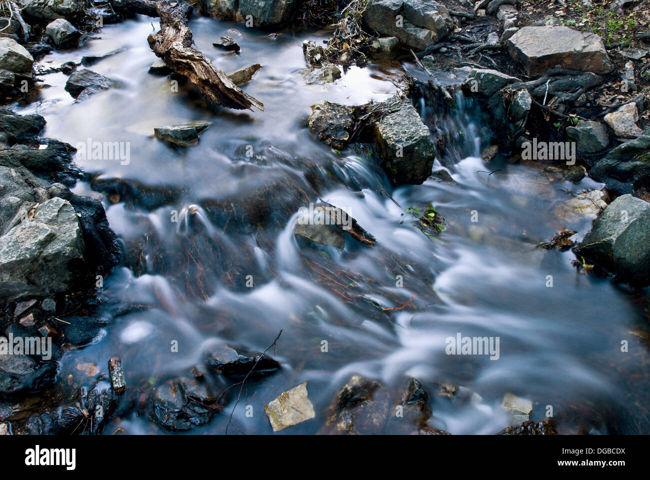 Las Lastras creek, Fuencaliente, Sierra Madrona, Ciudad Real province,  Castilla-La Mancha, Spain Stock Photo - Alamy