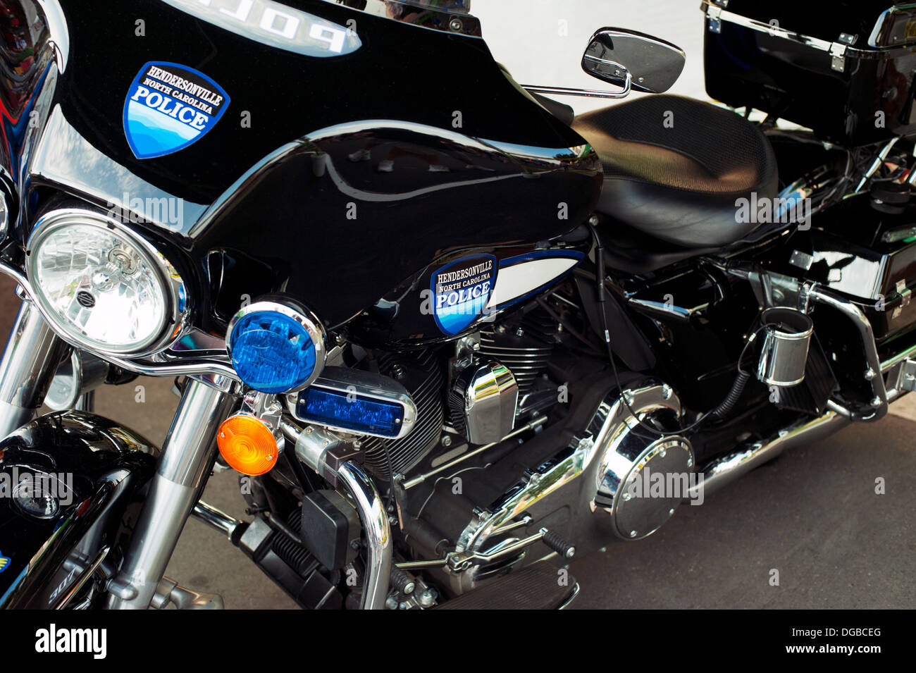 Harley davidson police motorcycle hires stock photography and images