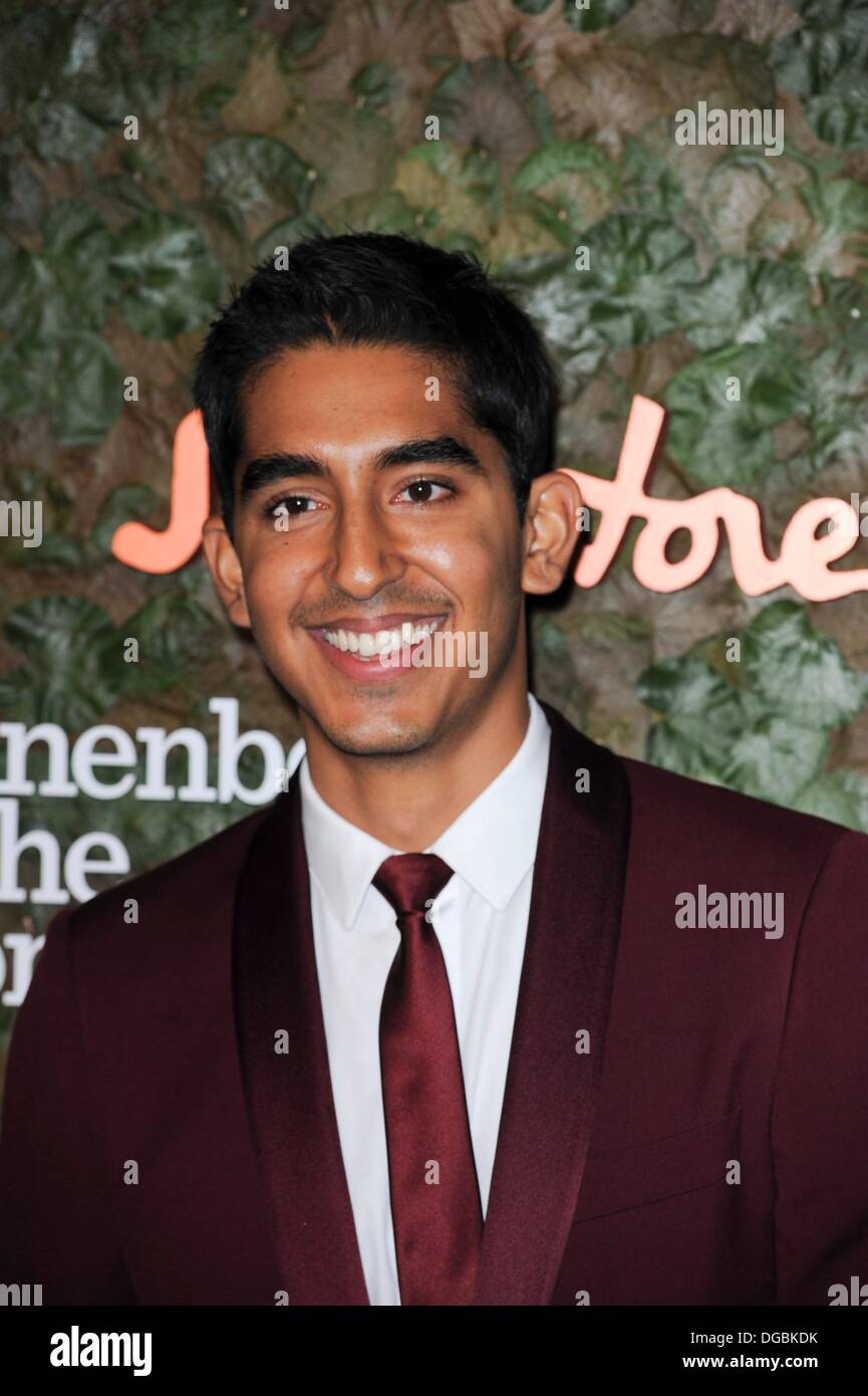 Beverly Hills, CA, . 17th Oct, 2013. Dev Patel at arrivals for Opening