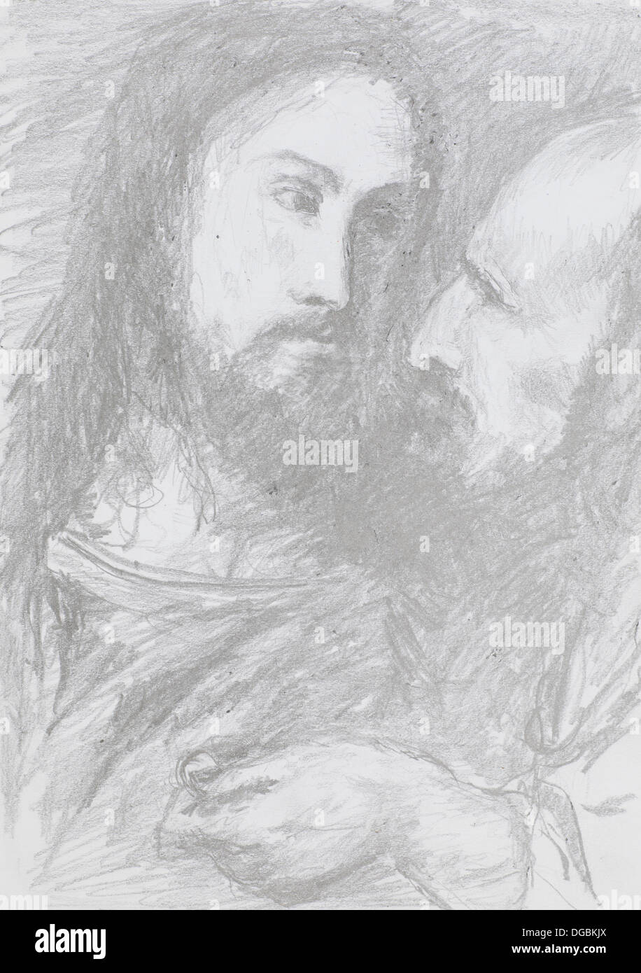 Pencil drawings 2024 of jesus