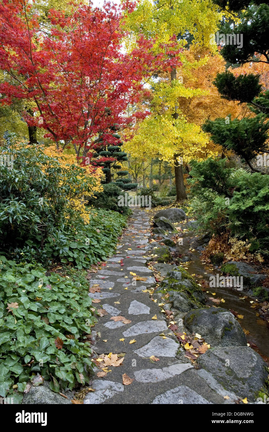 Lithia Park in fall. Ashland, Oregon, USA Stock Photo Alamy