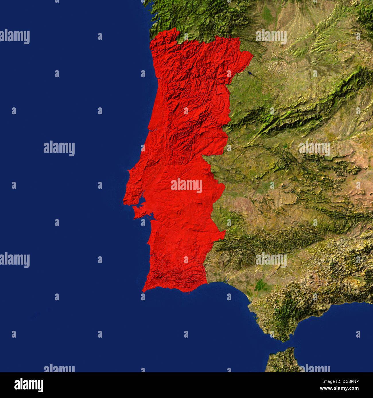 Portugal map hi-res stock photography and images - Alamy