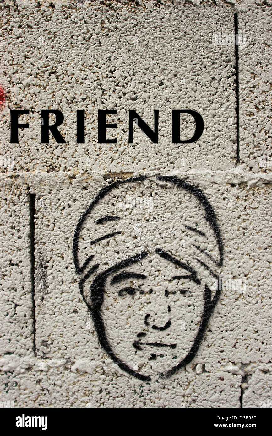 Writing on wall Stock Photo Alamy