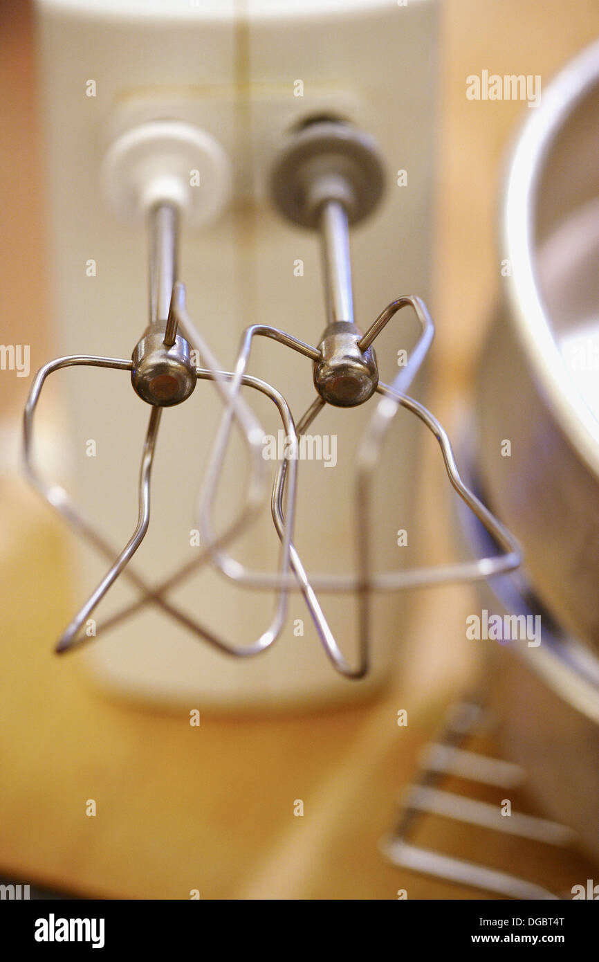 Electric mixer blades Stock Photo Alamy