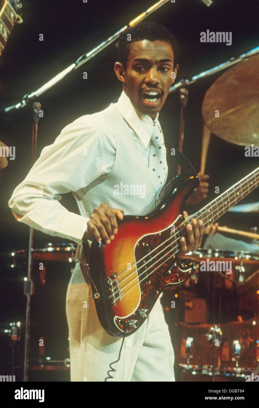 KOOL AND THE GANG US group about 1982 with Robert Bell Stock Photo - Alamy