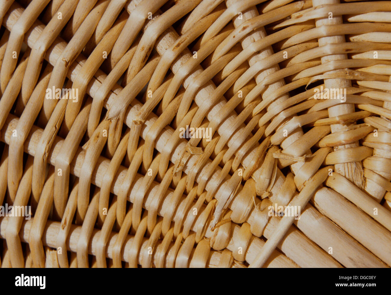 basket weave weaving cane work baskets Stock Photo Alamy