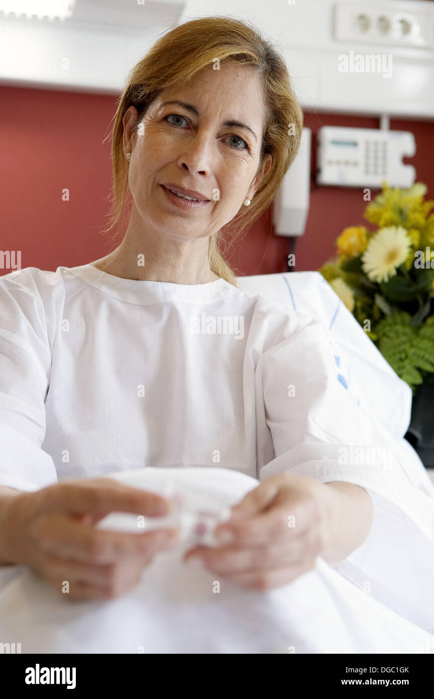 Patient in hospitalization Stock Photo Alamy