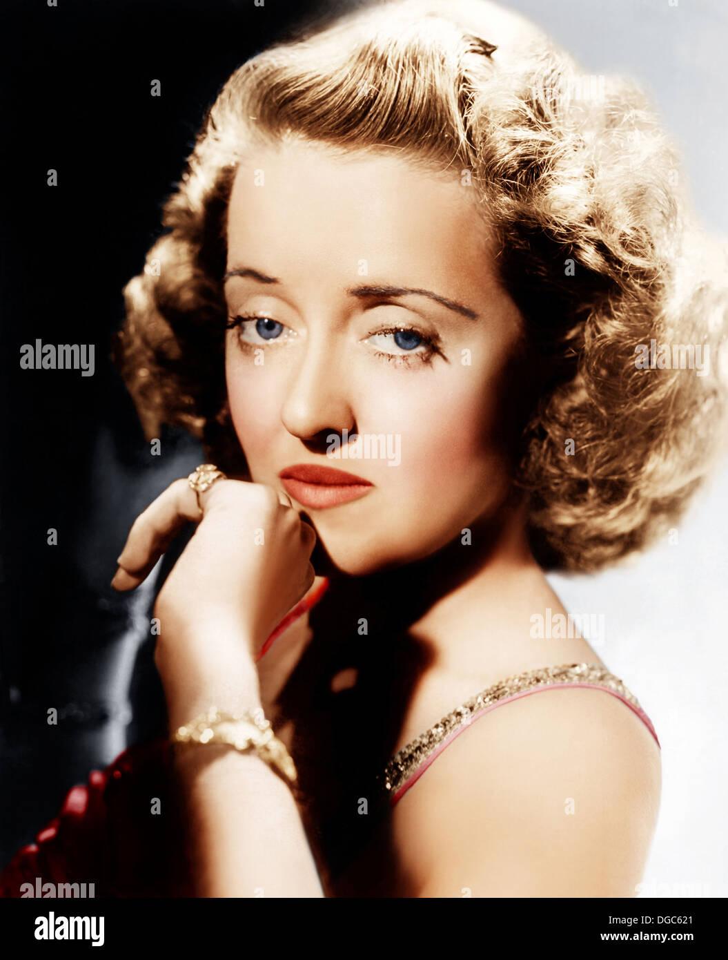 BETTE DAVIS (1908-1989) American film actress about  1940 Stock Photo