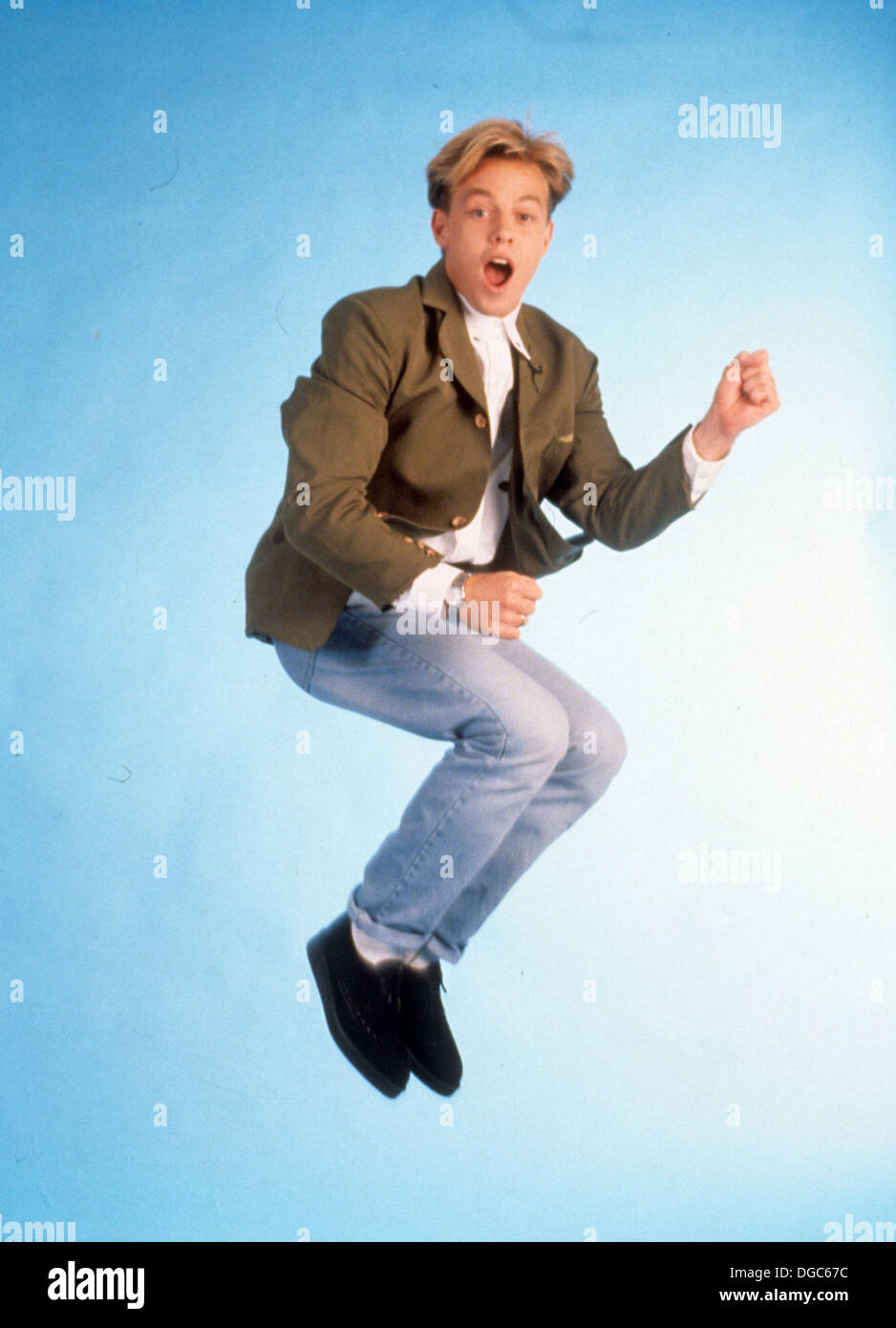 JASON DONOVAN Australian pop singer and actor in 1989 Stock Photo