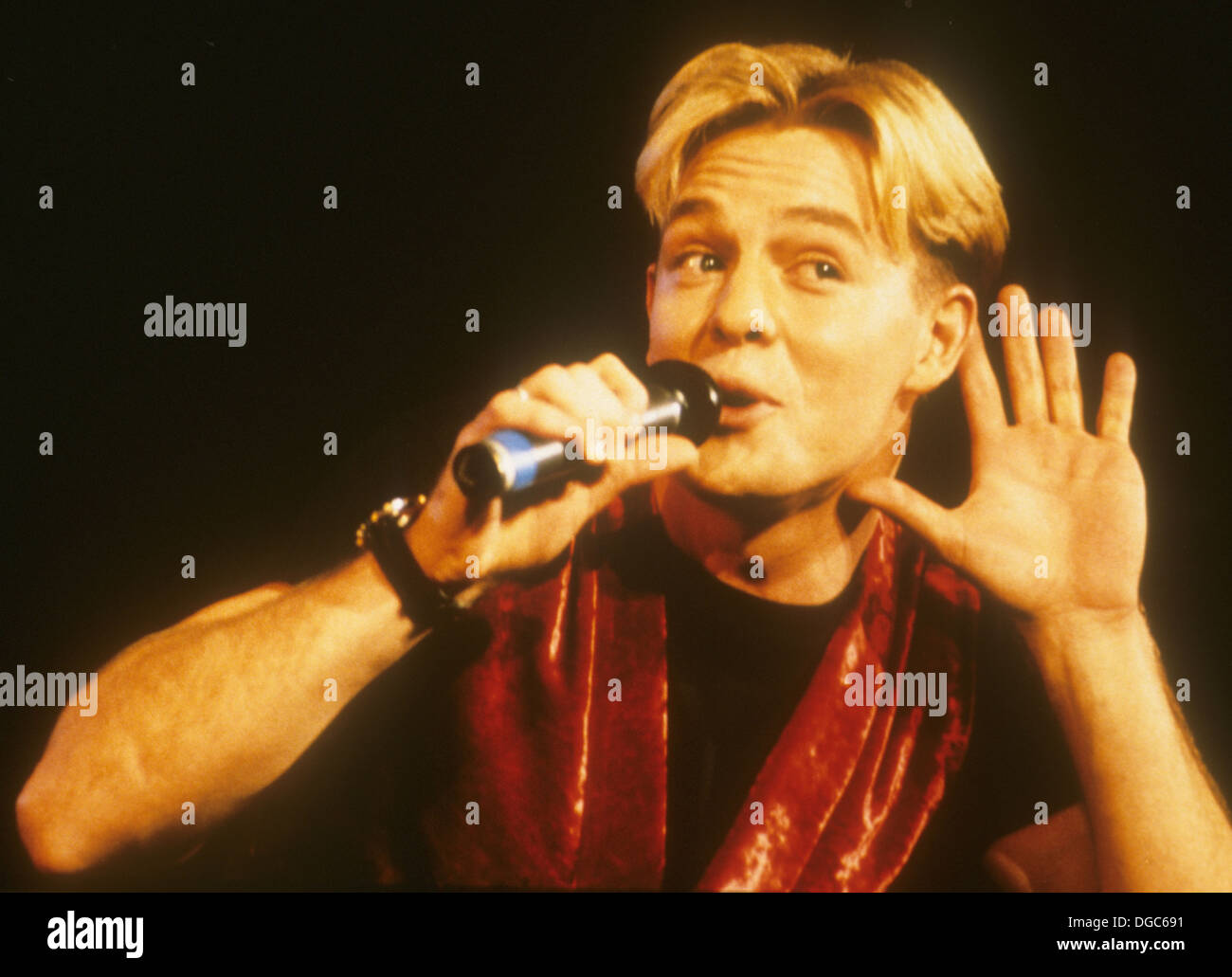 JASON DONOVAN Australian pop singer and actor in 1990 Stock Photo